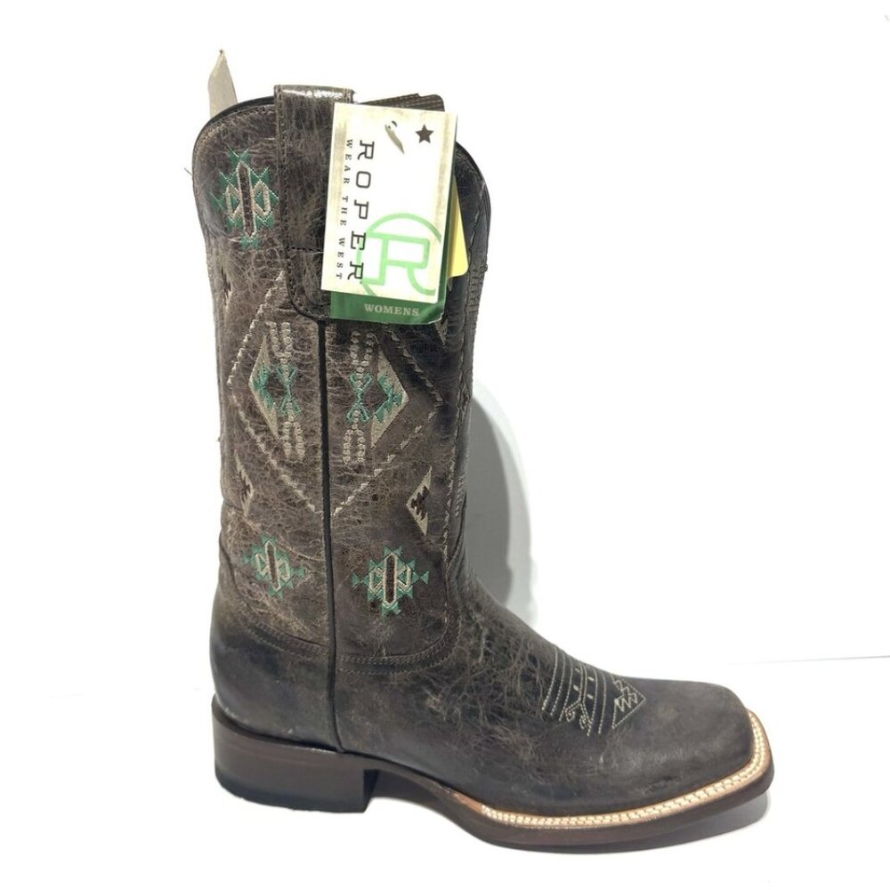 Roper Womens Outwest Western Boots Size 6 M